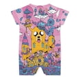 thumbnail image 2 of Adventure Time Jake The Dog Baby Bodysuit Boy Girl Clothes Soft Newborn Infant Outfit Short Sleeve Romper, 2 of 8