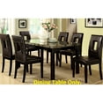 thumbnail image 2 of Modern Contemporary Rectangular Dining Table With Faux Marble Top And Birch Veneer Finish, 2 of 4