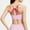 #0112-Pink, variant on Women Swim Bra Straps Swim Tops Sport Bikini Tops Built in Bra Bathing Suit Tops Only Swimsuit Padded
