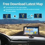 URFRU 9 inch GPS Navigation with Offline Maps for Truck, RV, Pickup and Car