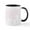 White/Black Inside, variant on CafePress - Light Pink Polka Dot Elephant Mug - 11 oz Ceramic Mug - Novelty Coffee Tea Cup