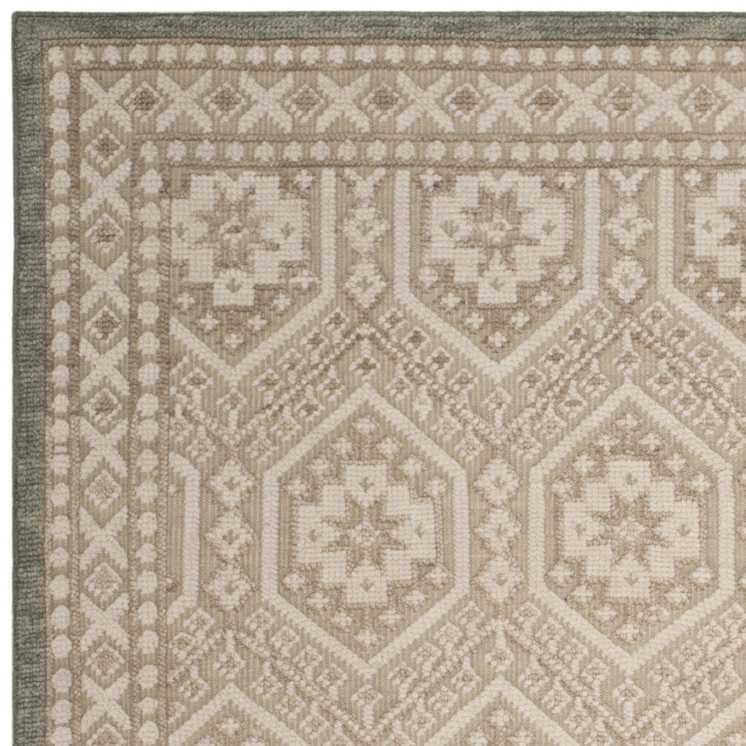 SAFAVIEH Paseo Mervyn Geometric Area Rug, Beige, 9' x 12'