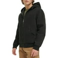 thumbnail image 3 of Men's Levi's® Cotton Hooded Workwear Bomber Jacket Color: Black Size: M, 3 of 4