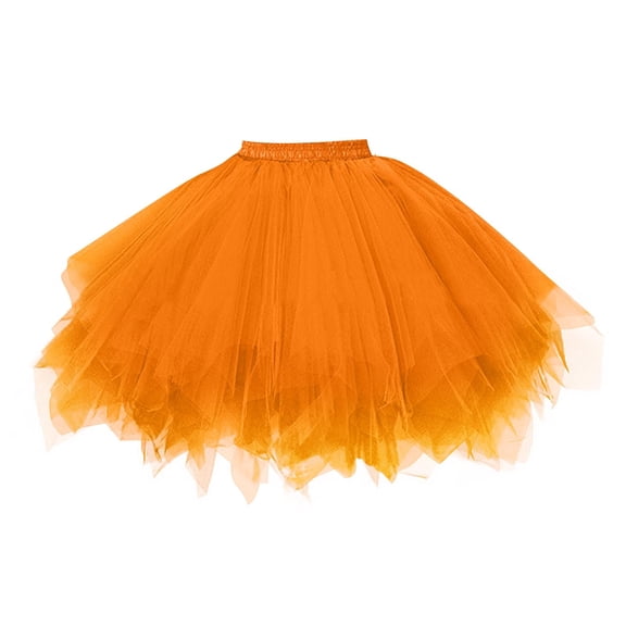Tulle Skirt for Women Layered Puffy Tutu Skirt with Elastic Waist Short Prom Party Dance Costume Skirt for Women