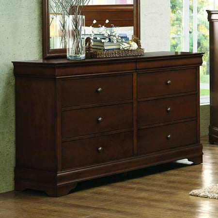 Alcott Hill Alivia 6 Drawer Double Dresser