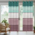 thumbnail image 5 of Outdoor Curtains for Patio Waterproof, Purple Green Wood Grain Outdoor Privacy Panels Grommet, Rustic Retro Wooden Plank Blackout Outside Curtains for Porch/Cabana/Pergola/Gazebo 54"x84", 1 Panel, 5 of 8