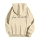 thumbnail image 5 of WILLBEST Sudadera con Capucha y Estampado De Letras para Hombre, Ideal para Uso Informal y Comodidad Diaria XGrande, 5 of 5