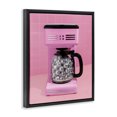 thumbnail image 2 of Stupell Industries Eclectic Disco Coffee Over Pink Black Floating Frame Canvas Art, 17 x 21, by LISH Creative, 2 of 8