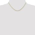 thumbnail image 3 of Auriga 10k Yellow Gold 1.3mm Singapore Chain Necklace 16inch for Women, 3 of 6