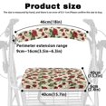 thumbnail image 6 of Jiueut Vintage Rose Rollator Seat Cushion Back Bar Cover Set for Women Set of 2 Rollator Seat Cushion Back Bar Cover Set for Seniors Assistive Vehicle Cover, 6 of 7