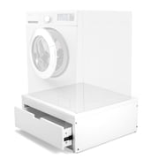 Ilyapa Washer & Dryer Pedestal Stand with Drawer, 28x28x12 Inch, Universal
