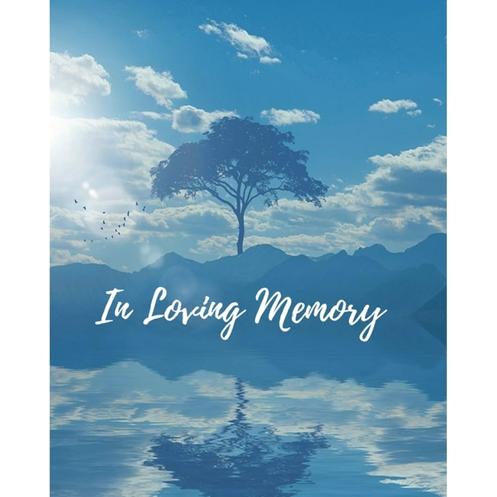In Loving Memory Funeral Guest Book, Memorial Guest Book