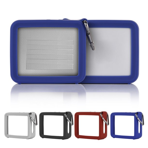 Gwong Electrónica Funda protectora impermeable anti-impacto Bluetooth-Compatible con altavoz de silicona cubierta protectora con hebilla para JBL GO2