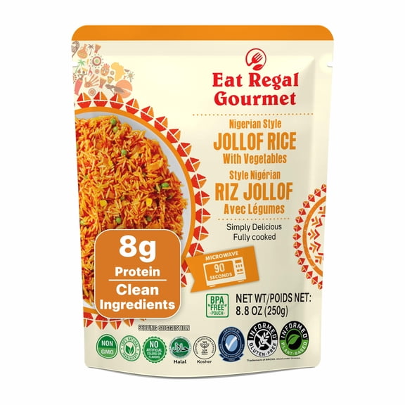 Eat Regal Jollof Rice with Vegetables -Pack of 6