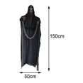 thumbnail image 2 of Decoraciones de Halloween esqueleto colgante, duradero, , accesorios de terror aterrador, esqueleto para puerta de fondo de casa embrujad Estilo A perfecl Accesorios de esqueleto de Halloween, 2 of 8