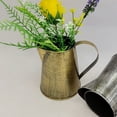 thumbnail image 3 of FELTECHELECTR Maceta vintage decorativa para flores, jarra de metal, florero, 3 of 6