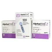 100 AlphaTrak2 Lancets and 100 AlphaTrak2 Test Strips 100 Lancets & 100 Strips