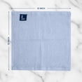 thumbnail image 6 of Linteum Textile Supply 12x12 Washcloth (Light Blue) – 100% Ring Spun Cotton Zero Twist Towels | Absorbent, Quick Dry, Durable for Bathroom, Spa, Gym (12 Pack), 6 of 6