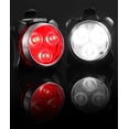 thumbnail image 5 of Luz LED para bicicleta, recargable, delantera y trasera, con 4 modos de brillo, alimentada por USB, resistente a golpes e impermeable, para bicicletas de montaña, de carretera, cochecitos y camping., 5 of 5