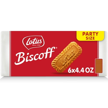 Lotus Biscoff Cookies Caramelized Biscuits Classic Flavor – Party Size, 26.4 oz 96 Cookies