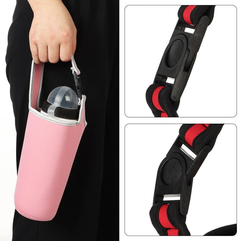 CANKER Packable Water Bottle Tote Carrier Bag Crossbody Tumbler Cup Mug  Holder Pouch 