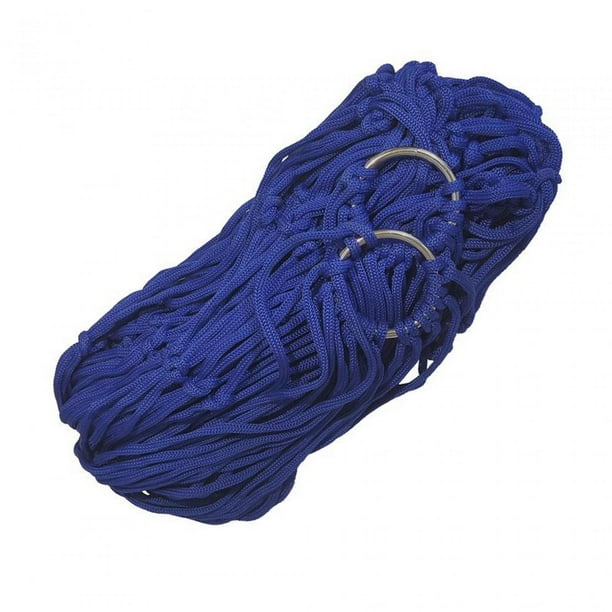 Hamaca de malla de nailon para árbol, multifunción, para ocio, duradera, gruesa, para dormir G
