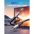 thumbnail image 2 of ORICO 90°/180° 3.5mm Male-to-Male Connectors Audio Stereo Cable Blue 16.4Ft, 2 of 9