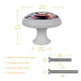 thumbnail image 5 of Starry Animals Fluorescent Drawer Pulls with Screws: Round 4-Pack of Glow-in-the-Dark Knobs for Cabinets, Wardrobes, and Dressers - Furniture Decor with Added Style and Practicality, 5 of 6