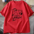 thumbnail image 3 of Camiseta de algodón para hombre, camisa de manga corta con estampado de The Kid Laroi, cuello redondo, talla grande, 3 of 5