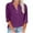 Purple, variant on Drses Women Long Sleeve Linen Shirt Business Button Up Shirt Casual V Neck Shirts Flowy Tops Slim Fitting Shirt