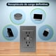 thumbnail image 4 of Receptor GFCI Resistente a Manipulaciones - 2 PCS Toma de Corriente Doble de Pared 15A Con Puertos U, 4 of 7