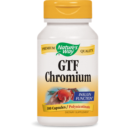 Nature's Way GTF Chromium, 100 Ct