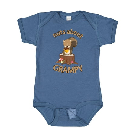 

Inktastic Nuts About Grampy Gift Baby Boy or Baby Girl Bodysuit