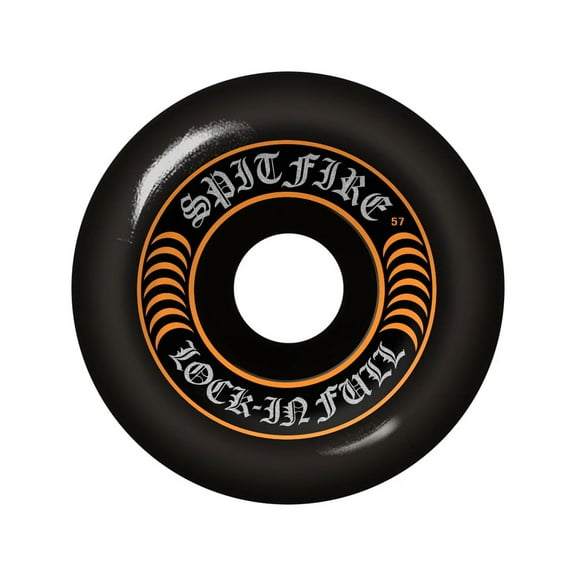 Spitfire F4 Lock-In Full Skateboard Wheels 99a 57mm Black