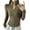 Green-02, variant on STETMN Women's Workout Yoga Tops Slim Zip Up Mock Neck Shirt Running Long Sleeve T-Shirts