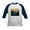 Navy/White, variant on - Great Smoky Mountains National Park Baseball Jerse - Kids Cotton Baseball Jersey, 3/4 Sleeve Shirt