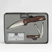 Buck Knives 381 Trapper and 130 Large Folder Combo, Multiple Blades, Brown, Holiday 2022