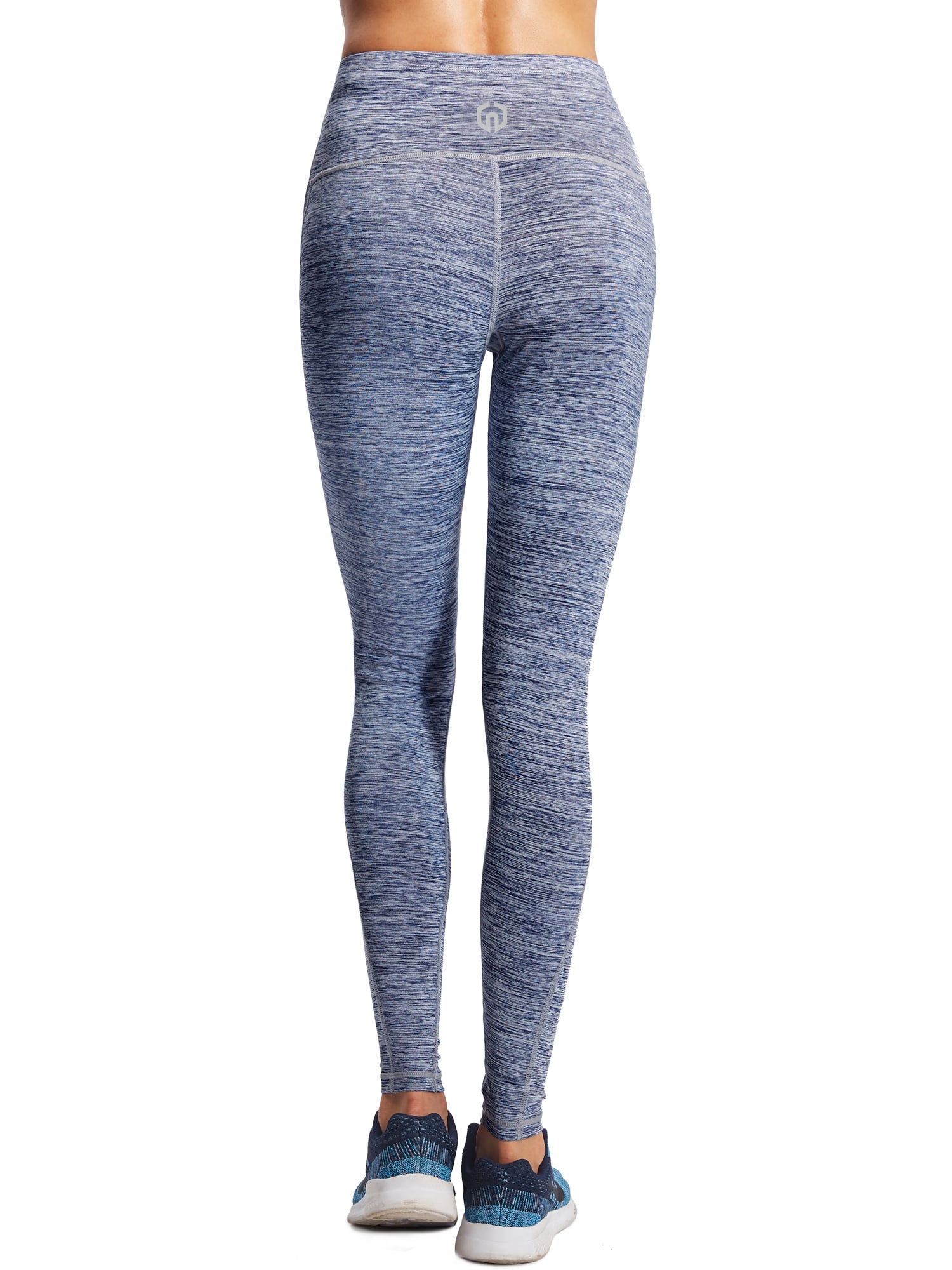 NELEUS Womens Tummy Control High Waist Capri Yoga Leggings with  Pocket,Black+Gray+Blue,US Size 3XL 