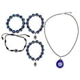 thumbnail image 2 of Blue Eye Beaded Bracelet, Blue Eye Bracelets Wide Applicability Stretch String  For Christmas For Wedding, 2 of 8