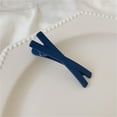 thumbnail image 1 of Forme de Croix Épingles à Cheveux Pinces à Cheveux Croix Forme Cheveux Broches Épingles à Cheveux Forme de Croix Pinces à Cheveux Colorées Mignonnes et Douces pour les Femmes et les Filles Accessoires de Cheveux Bleu Foncé, 1 of 2