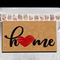 thumbnail image 4 of Valentine Day Red Love Heart Welcome Doormat, Rose Floral Door Mats Anniversary Celebration Front Door Mat Non-Slip Entrance Low Profile Kitchen Floor Rug Decor for Home Patio 16 x 24 Inch, 4 of 4