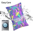 thumbnail image 6 of Salouo Disco Roller Skates Pattern Pillow Cases,1PC Pillow Covers with Envelope Closure Decorative Pillow Case for Bed Couch,Pillows Not Included-14"x20", 6 of 6