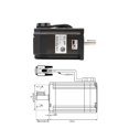 thumbnail image 3 of Nema 34 8.5N.m Closed Loop Stepper Motor Kit HBS86H + 86HS85N 1200Oz-in Hybrid Stepper Servo Motor DC(30-110) AC(18-80v) ,Low Noise, 3 of 6