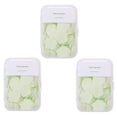 thumbnail image 1 of 300 hojas de jabón portátiles para lavar las manos, mini hojas de jabón perfumadas, jabón soluble desechable para viajes al aire libre, camping, senderismo (verde), 1 of 5