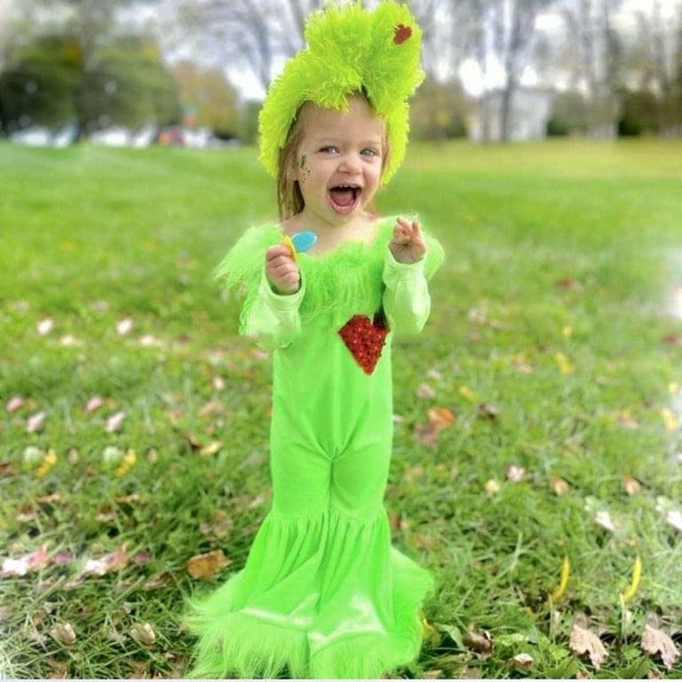 LUOGENLI Girls Jumpsuits Fancy Kids Girls Toddler Christmas Long Sleeve Love Romper Flared Jumpsuit Girls Rompers Size 14 16 Dressy Baby Girl Rompers