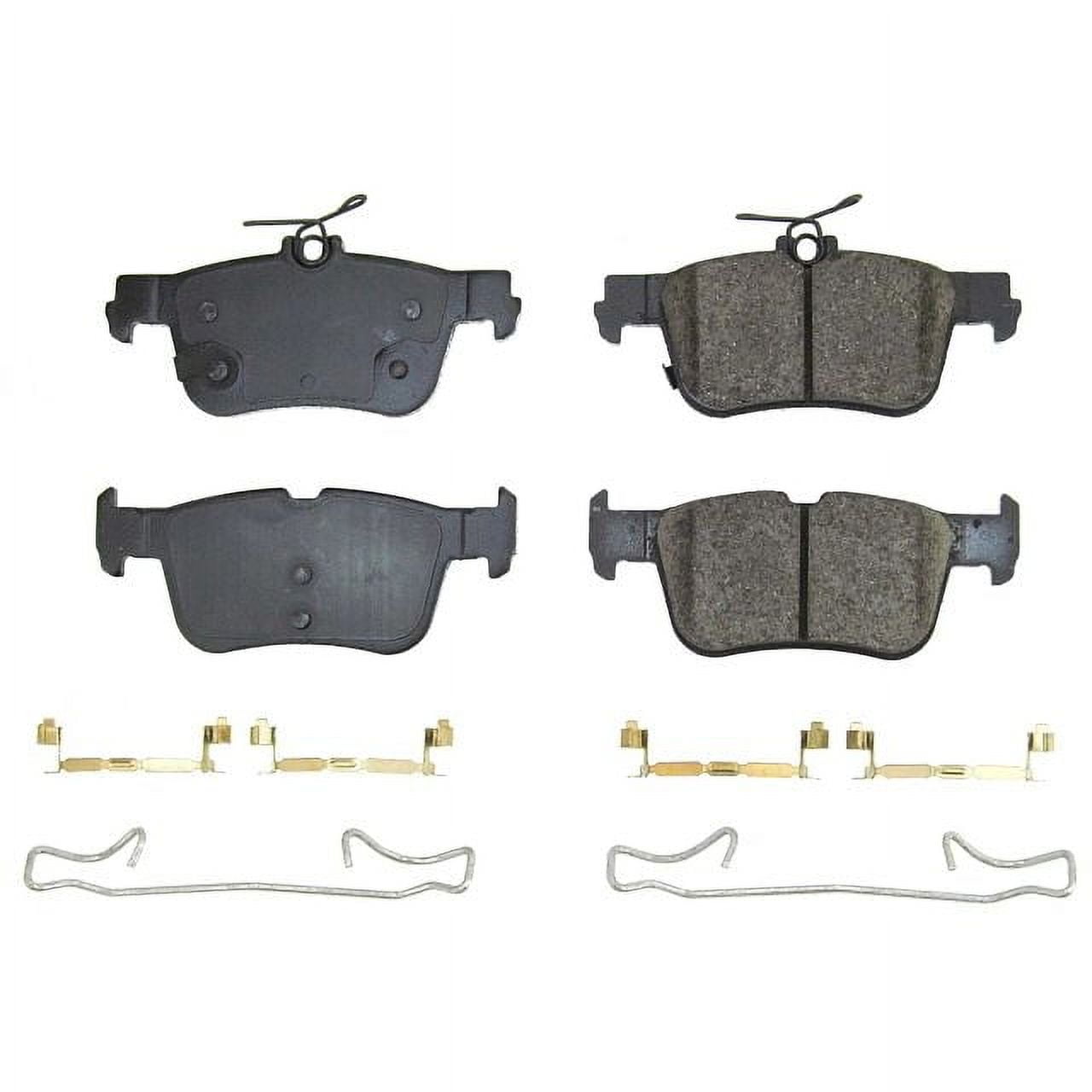 Power Stop Rear Z17 Evolution Ceramic Brake Pads with Hardware 17-2384