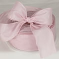 thumbnail image 3 of The Ribbon People Pink Crinkled Satin Wired Craft Ribbon 2" x 27 Yards, 3 of 4