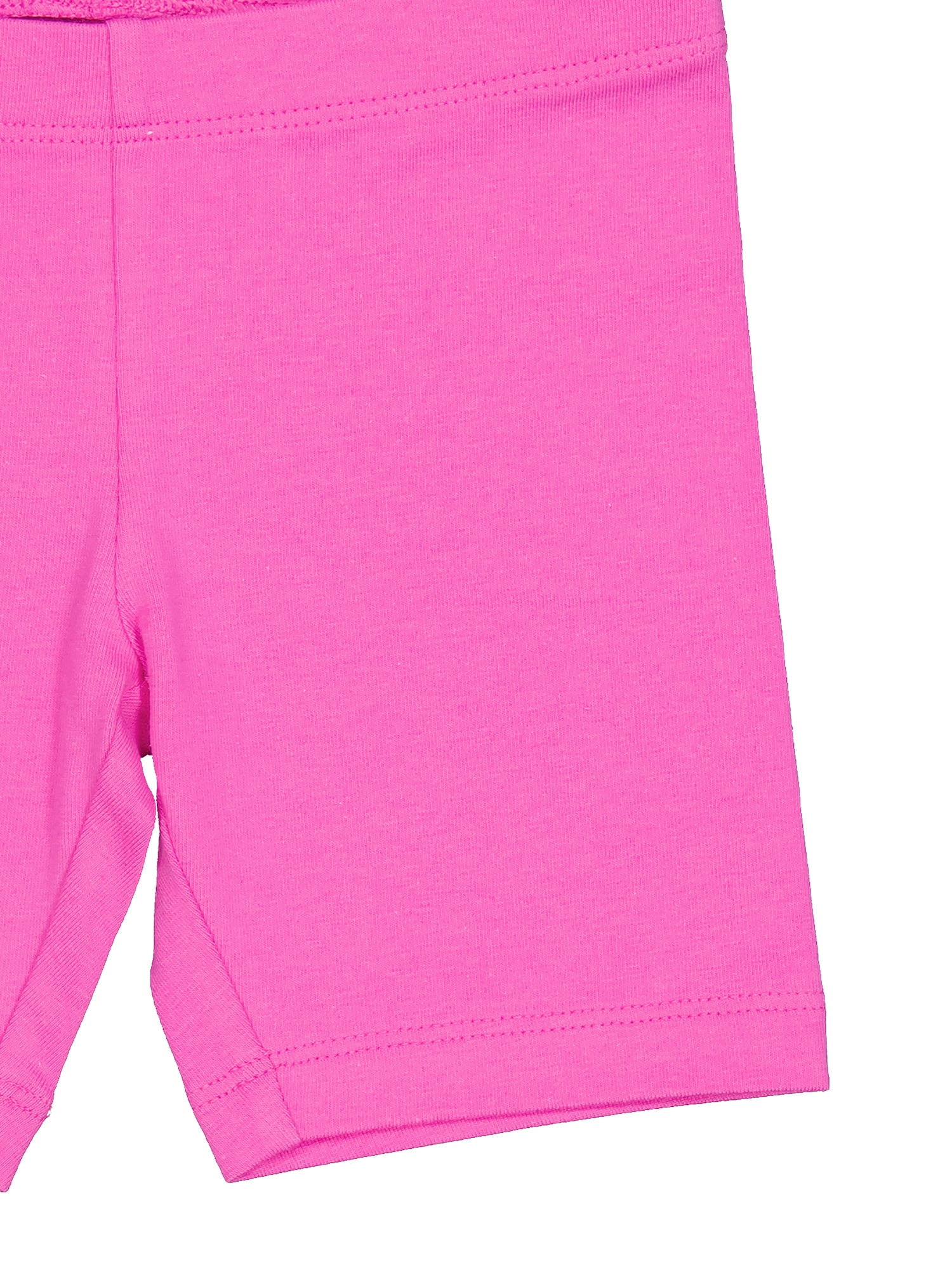 Wonder Nation Girls Bike Shorts, 2-Pack, Sizes 4-18 & Plus