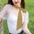 thumbnail image 4 of Xecao Leaves Avocado Pattern Large Satin Head Scarf - Satin Hair Scarves Silk Bandana Scarf Headscarf Silk Feeling Scarf for Women, 4 of 6