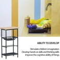thumbnail image 4 of Miniature Kitchen Shelf, Simulation Decorative Fun Vivid 1:12 Dollhouse Kitchen Shelf Innovative  For Dollhouse Accessories, 4 of 8